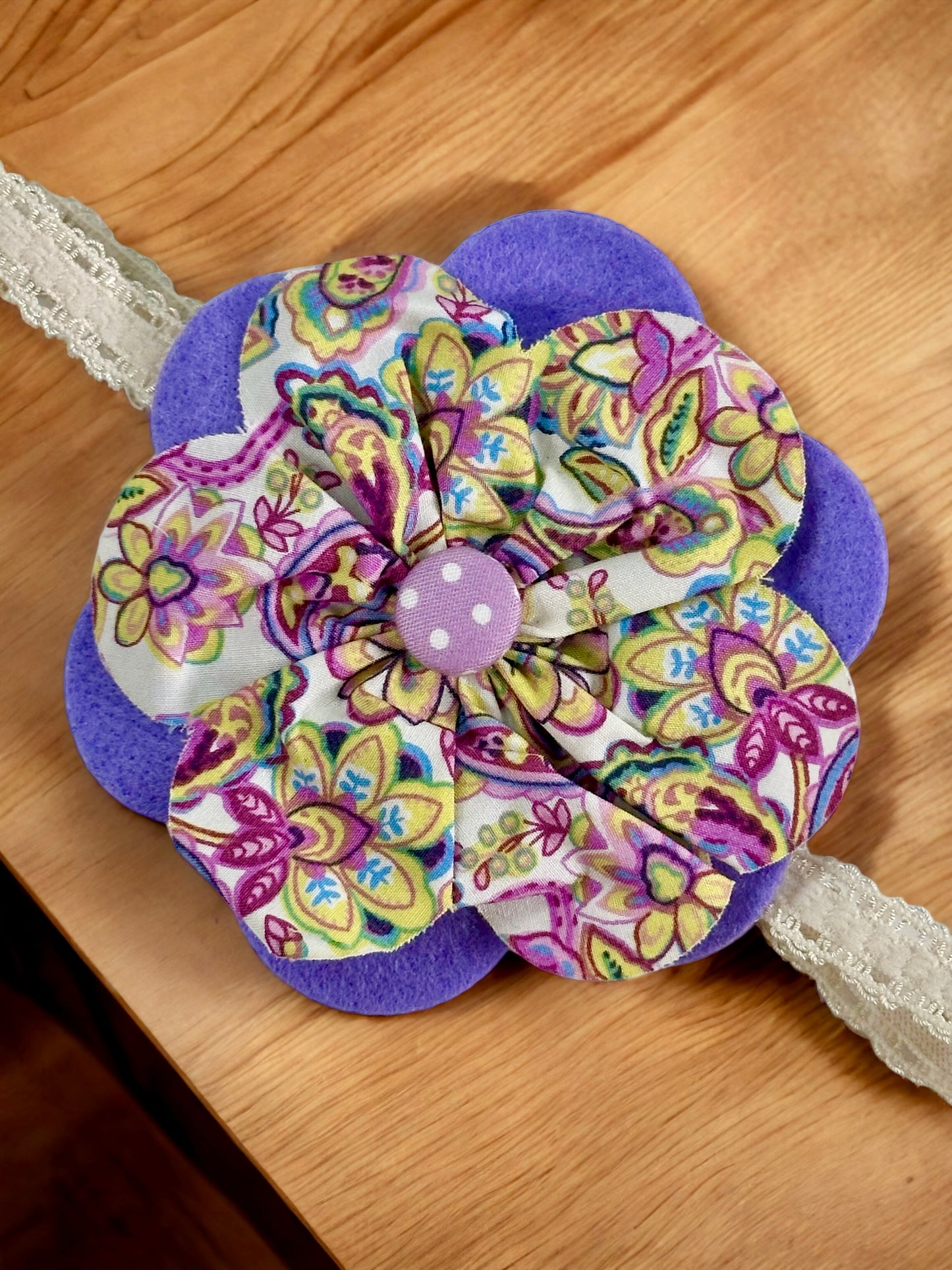 Pop of Purple Baby Headband