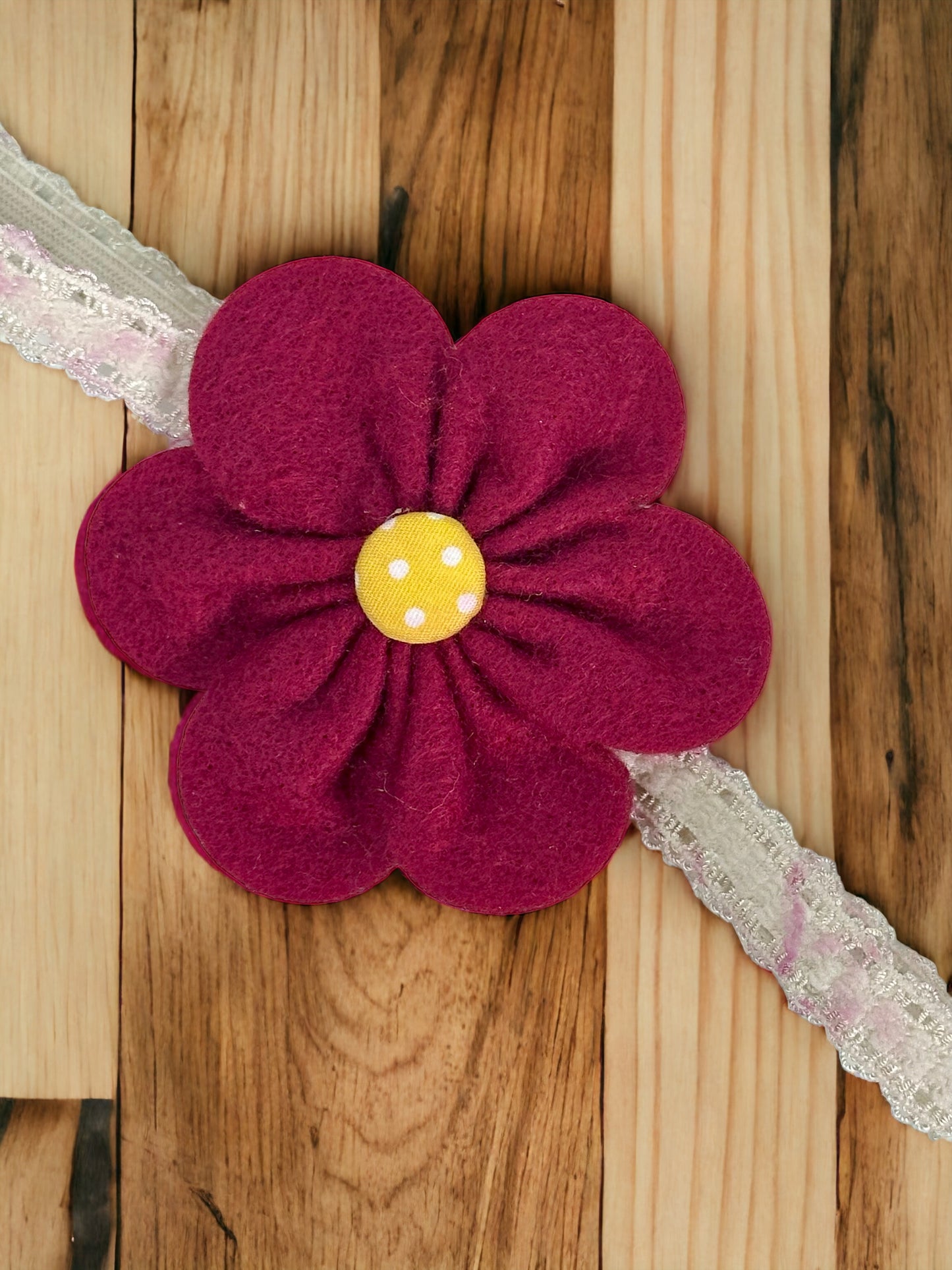 Baby Rose Bud Baby Headband