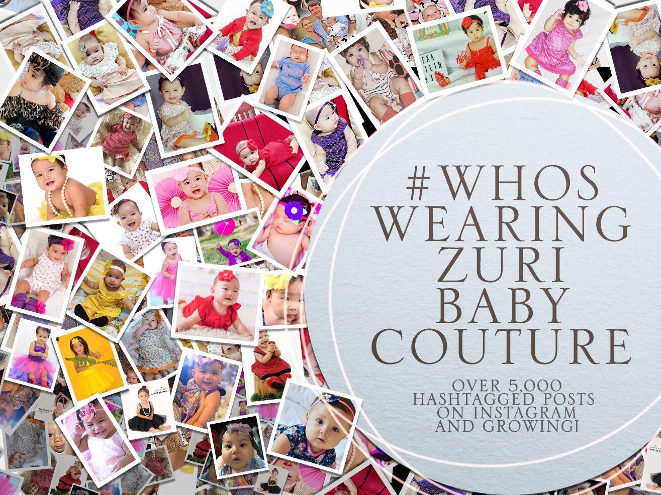 Who's wearing Zuri Baby Couture