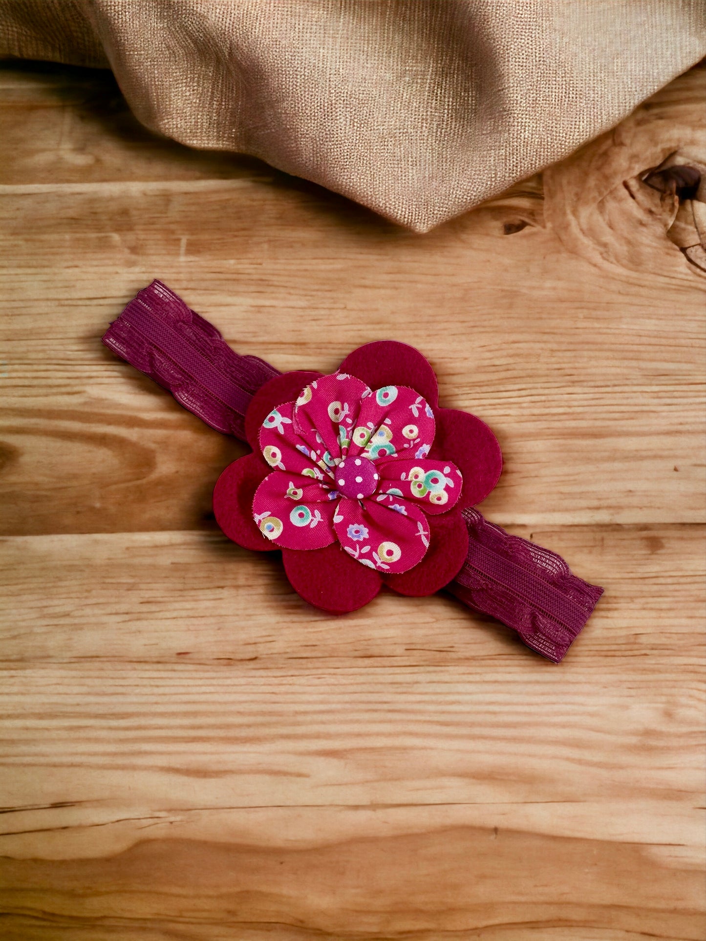 Red Velvet Baby Headband