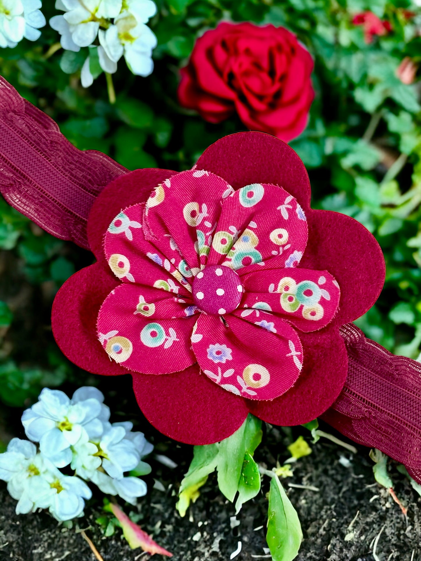 Red Velvet Baby Headband